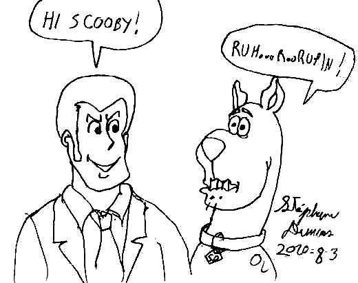 Lupin the Third and Scooby-doo by Dumas