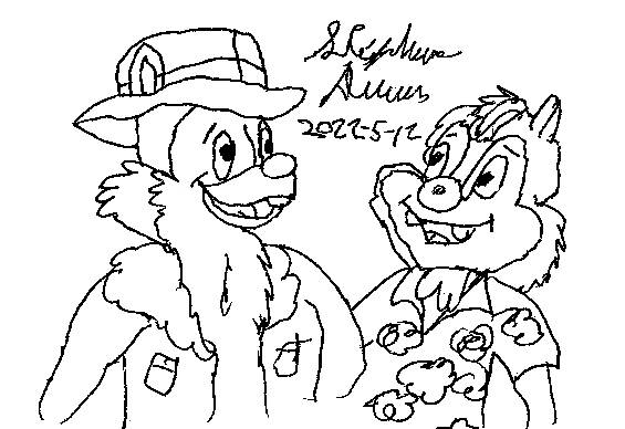 Chip and Dale by Dumas