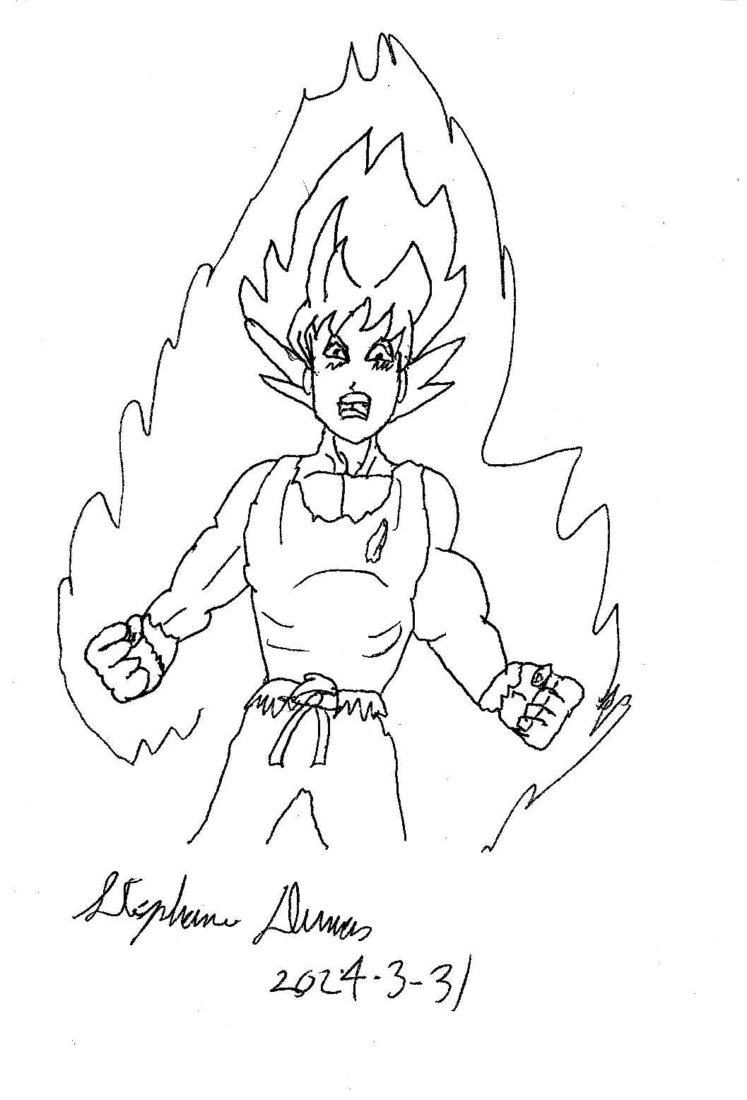 Goku Super Saiyan by Dumas