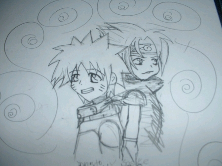 Naruto and Sasuke by Duppy