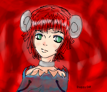 .Goat girl.Oekaki. by Duppy