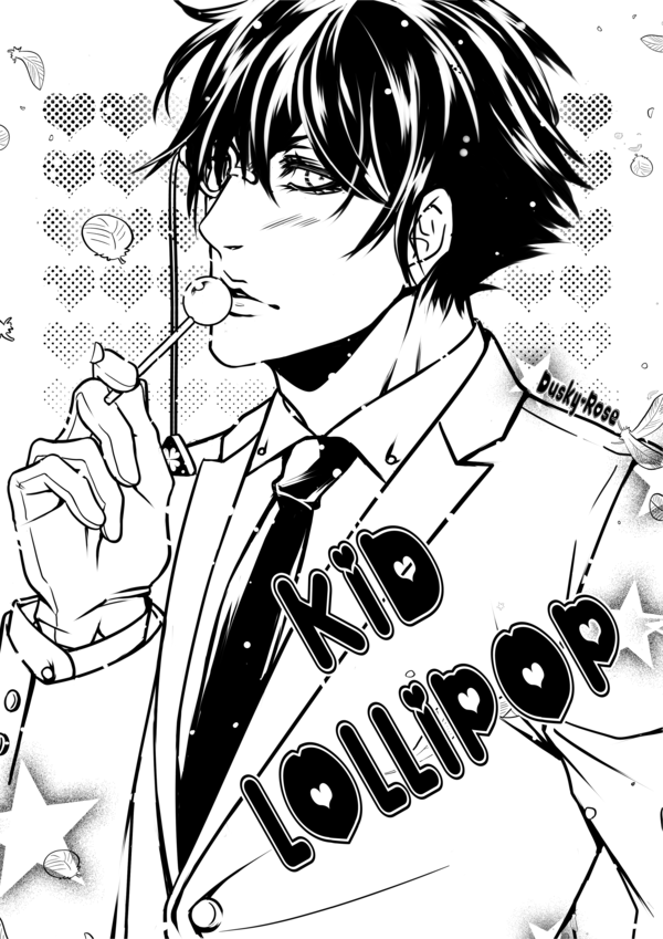 Kaito Kid- Lollipop by Dusky-Rose