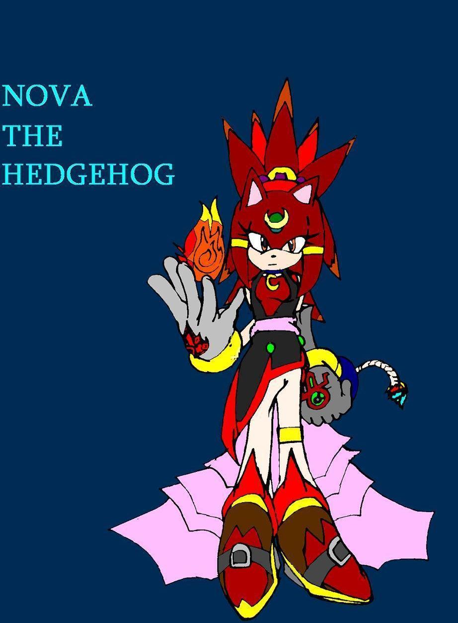 Nova The Hedgehog by DyneTheCaracal