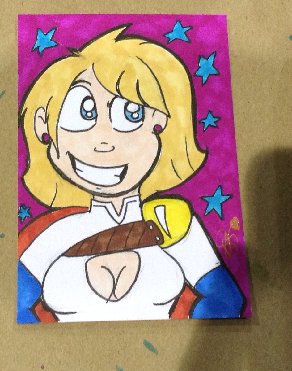ACEO- Power Girl *SOLD!* by d0nnatron