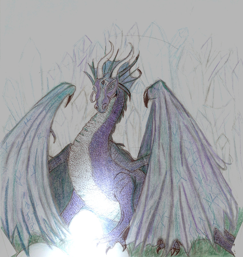 dragon(colored) by dancingcupcake