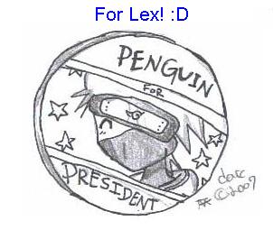 Penguin for President: For Lex by darc