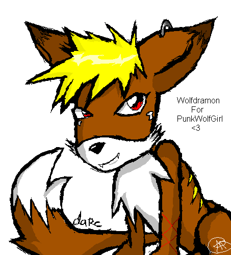 Wolfdramon ['nother request for PunkWolfGirl] by darc