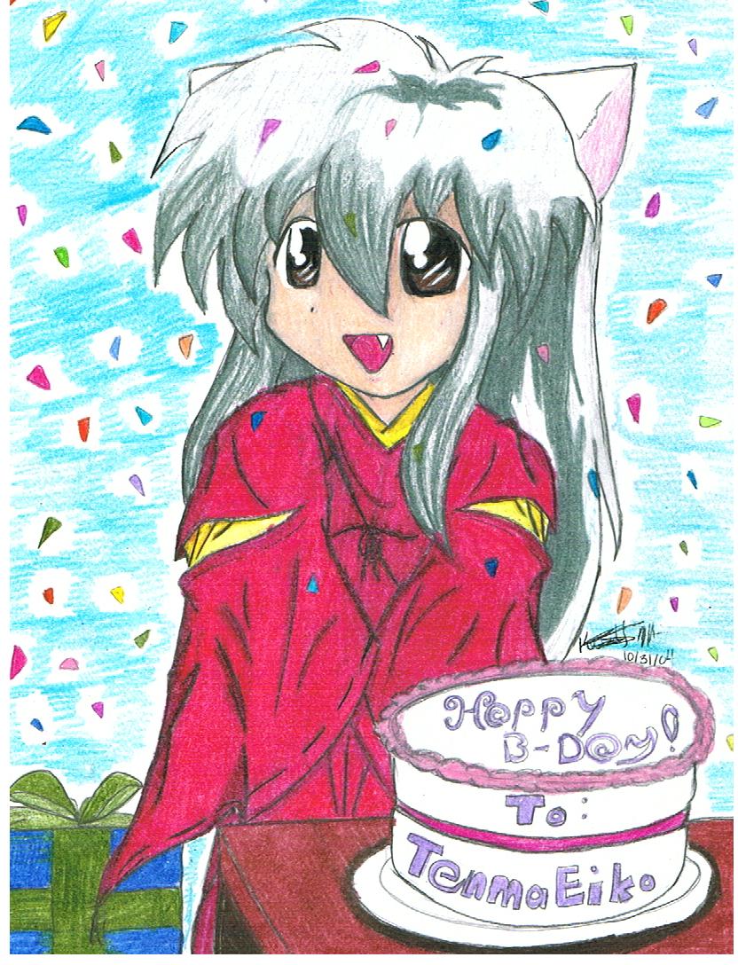 Lil Inuyasha/ tenma-eiko's bday present by dark_shadows_sakura