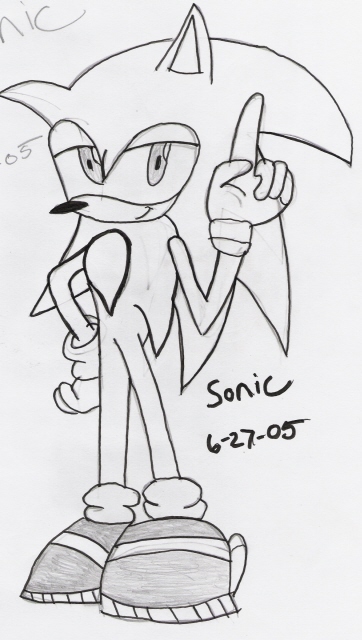 Sonic (Number 1) by darkcow00