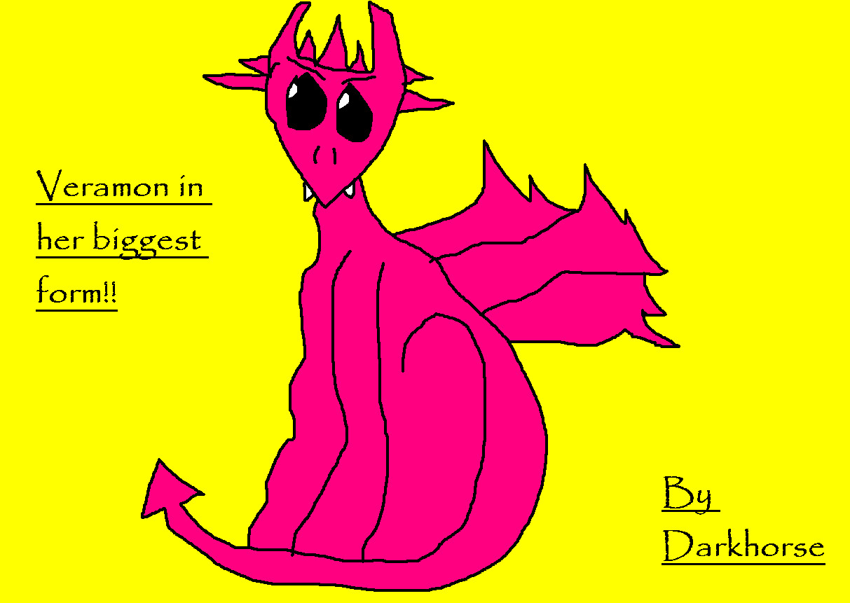 Veramon The Giant Dragon! by darkhorse