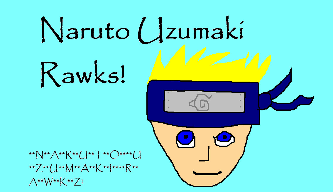 Naruto Uzumaki Rawks! by darkhorse