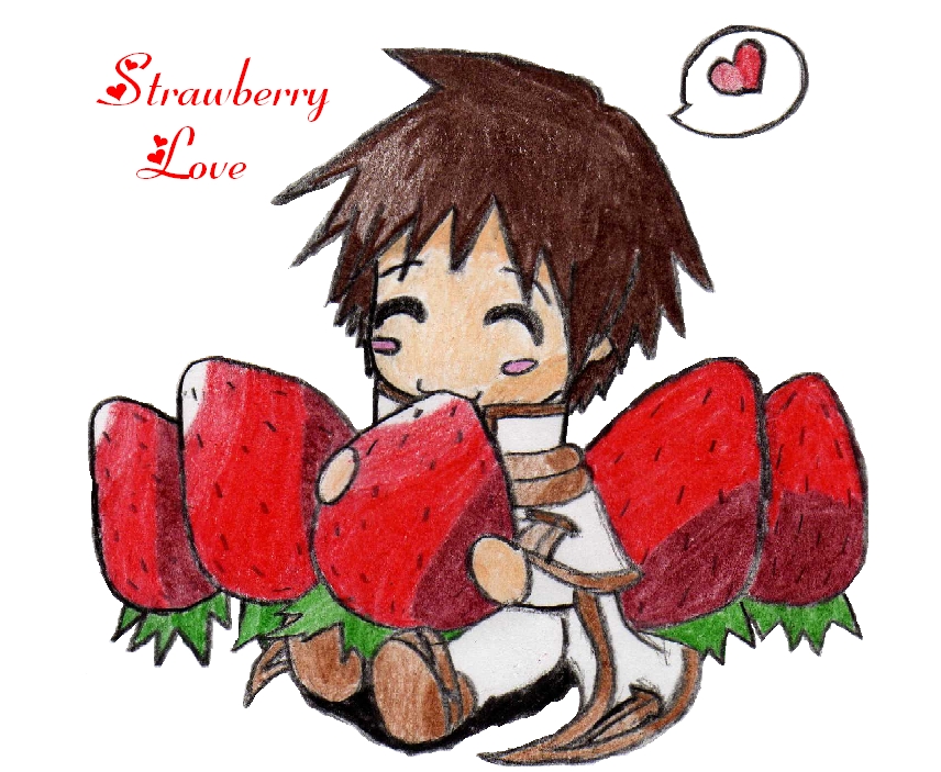 Strawberry Love by darkmage900