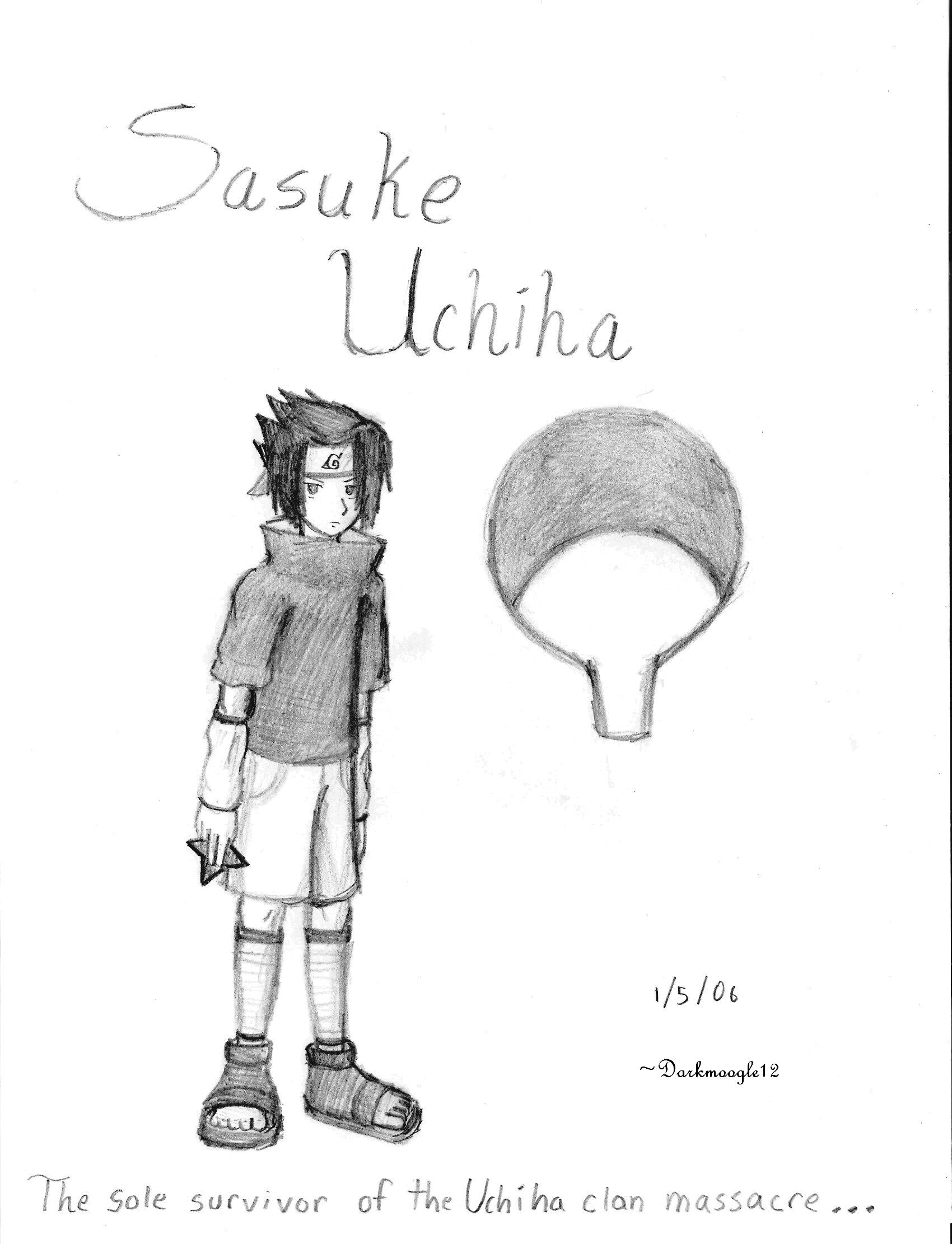 Sasuke Uchiha *requested by ZaneDragon102* by darkmoogle121