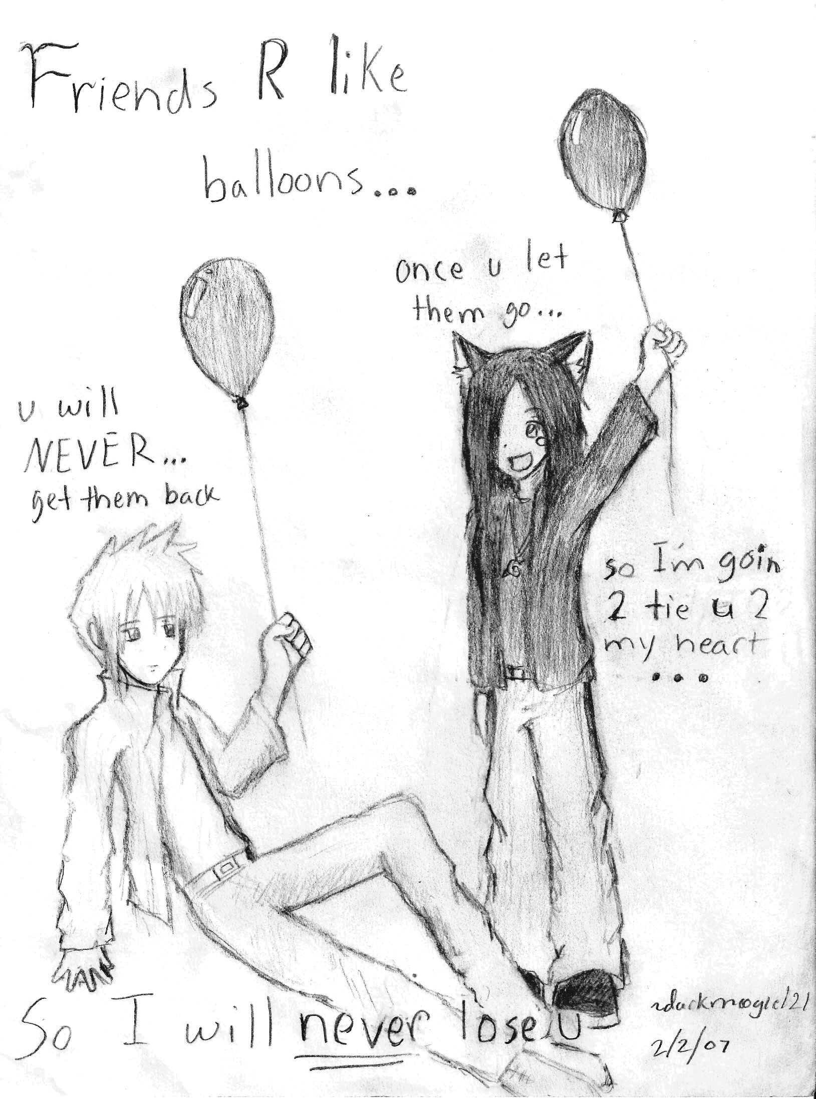 Friends R like balloons by darkmoogle121