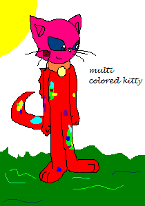multi colored kitty(request from me to teh multi k by darkness-the-chao