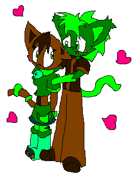 KIWI COUPLE!!(request from the multicolored kitty by darkness-the-chao