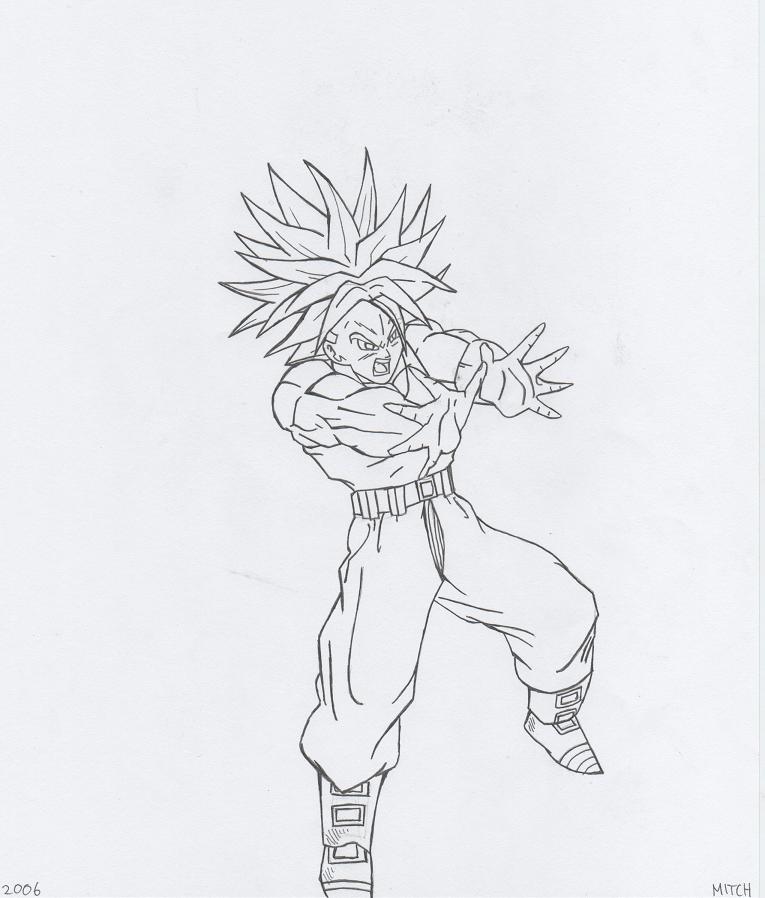 Super Saiyan Trunks by darkprince00