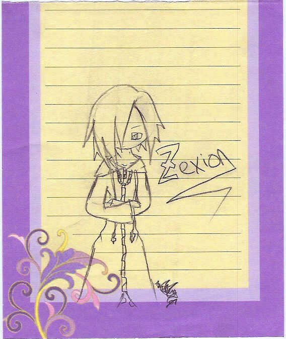 Zexion sketch by darkraven1156