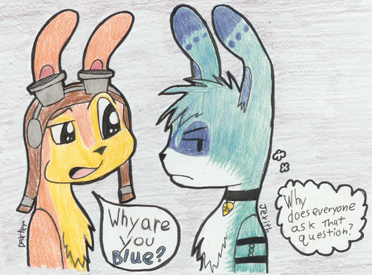 Why are you blue? by darkravenofchaos