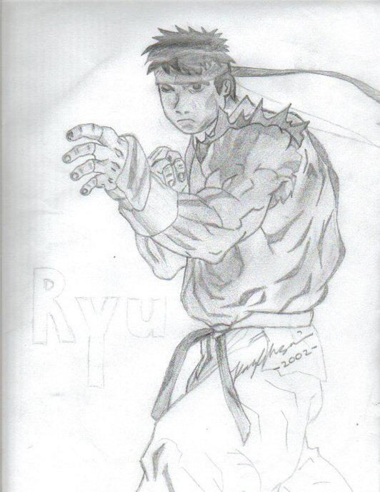 Ryu-(Unfinished) by darkwarrior