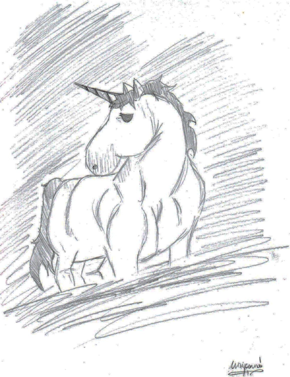 unicorn by darkwiccan14