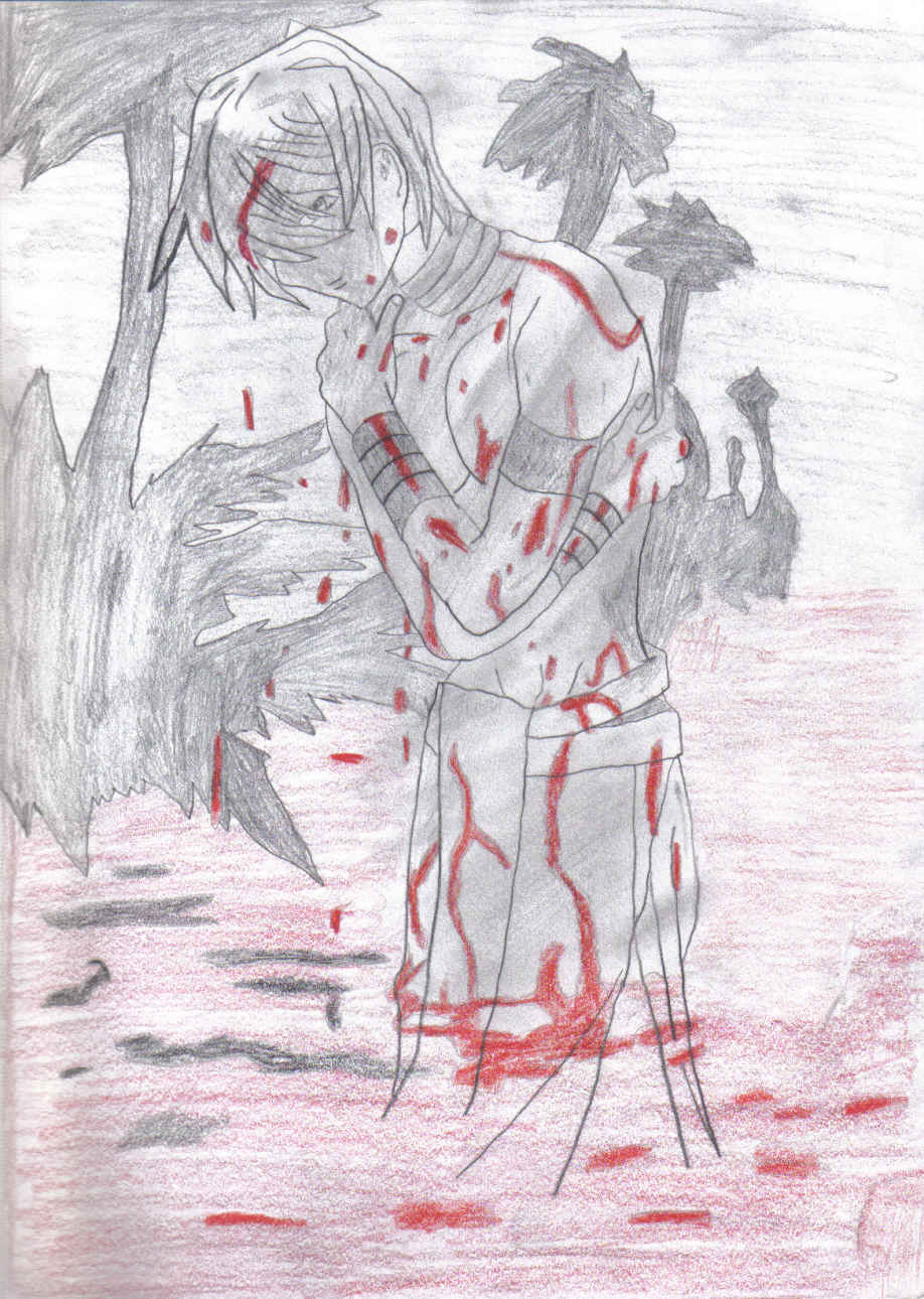 Basking In Blood... by darkyoukai0104