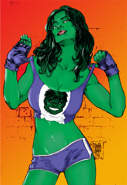 Another SHE HULK. by darnstrong