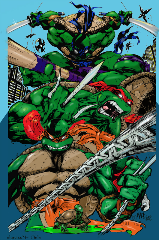 TMNT Coloured. by darnstrong