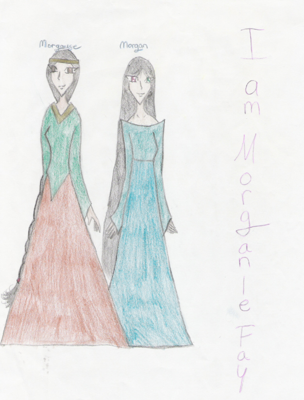 Morgause and Morgan by darth_chichiri