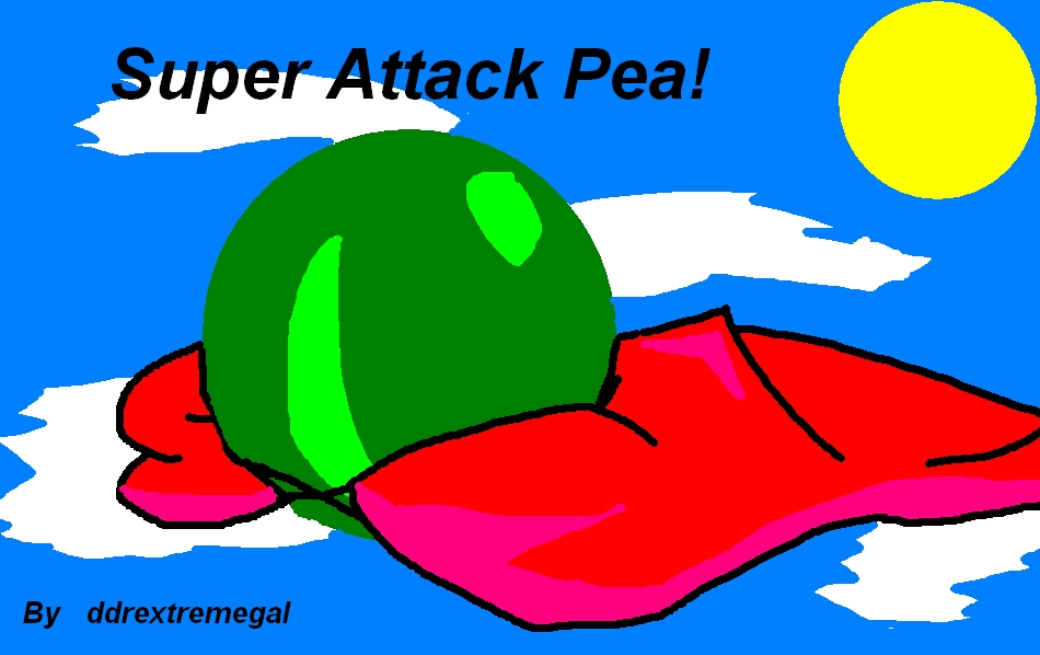 Super Attack Pea!!! by ddrextremegal