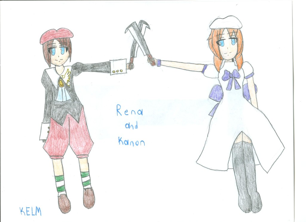 Rena and Kanon by deathnoteowner
