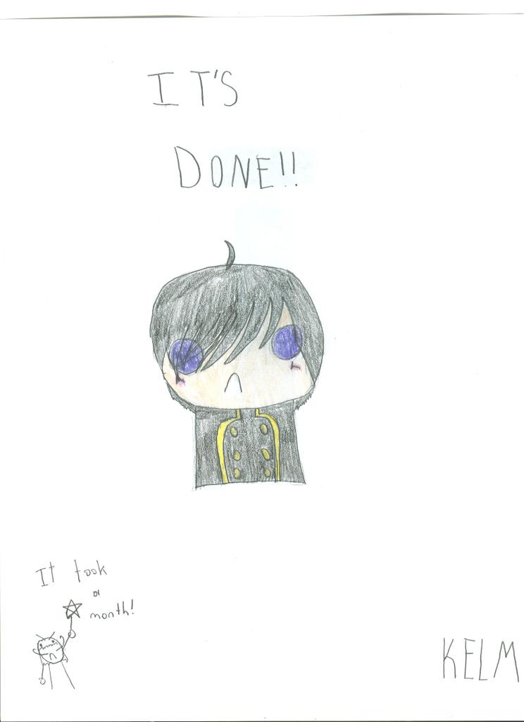 Chibi Lelouch (arttrade with NightmareRave) by deathnoteowner