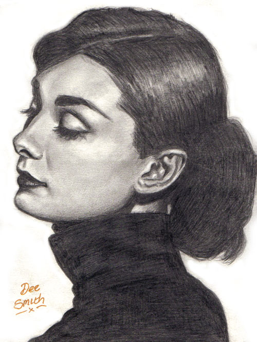 Audrey Hepburn by deedee
