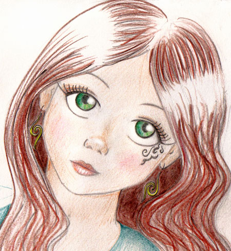 green eyed girl by deedee