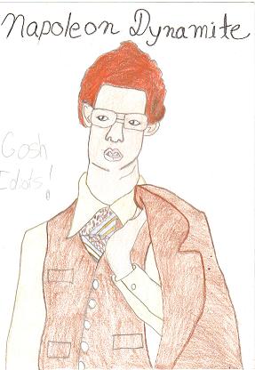 My  first attempt at Napoleon Dynamite by demented_soul666