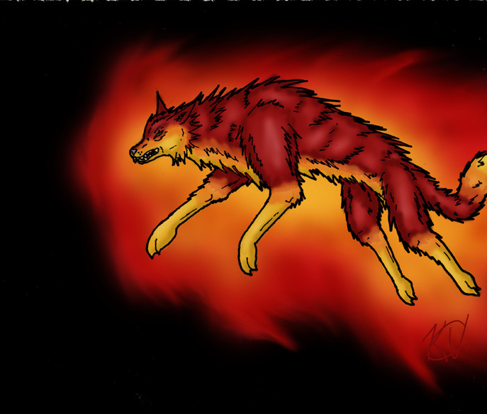 Firewolf Request by demon_lord261