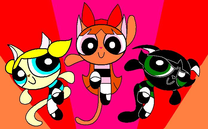 the furrypuff girls-ms paint by demonfang