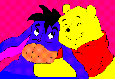 pooh and eeyore by demonfang