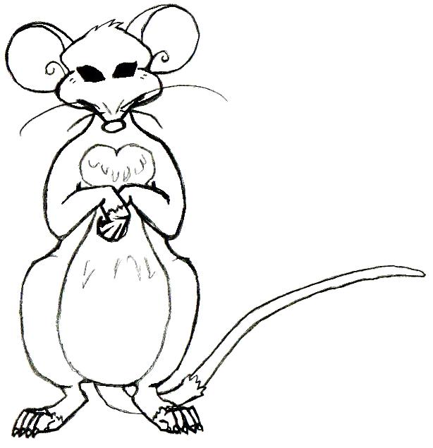 cute rat by demonfang