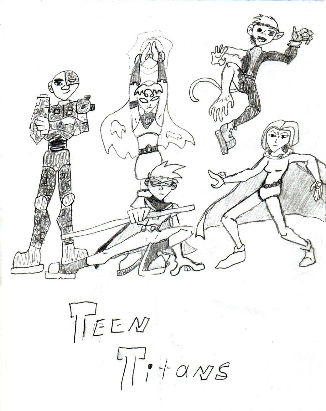 the teen titans by demonfang