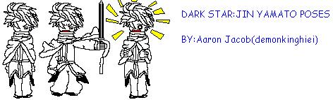 Dark Star:Jin Yamato Poses by demonkinghiei