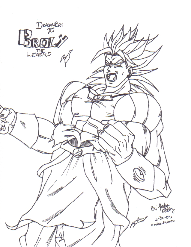 Broly: The Legendary Super Saiyan by demonofsand