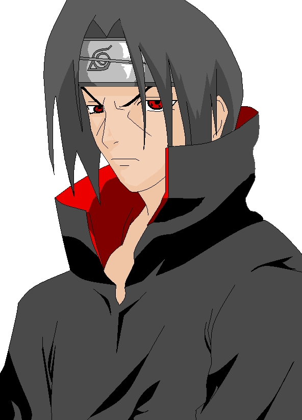Sasuke's Elder brother: Itachi Uchida (MS PAINT) by demonofsand