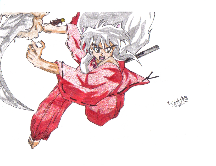 Inuyasha **attacking me** by demonofsand