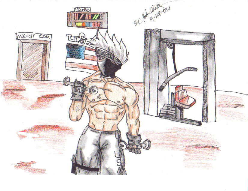 Kakashi the body builder and......stud?? lol by demonofsand