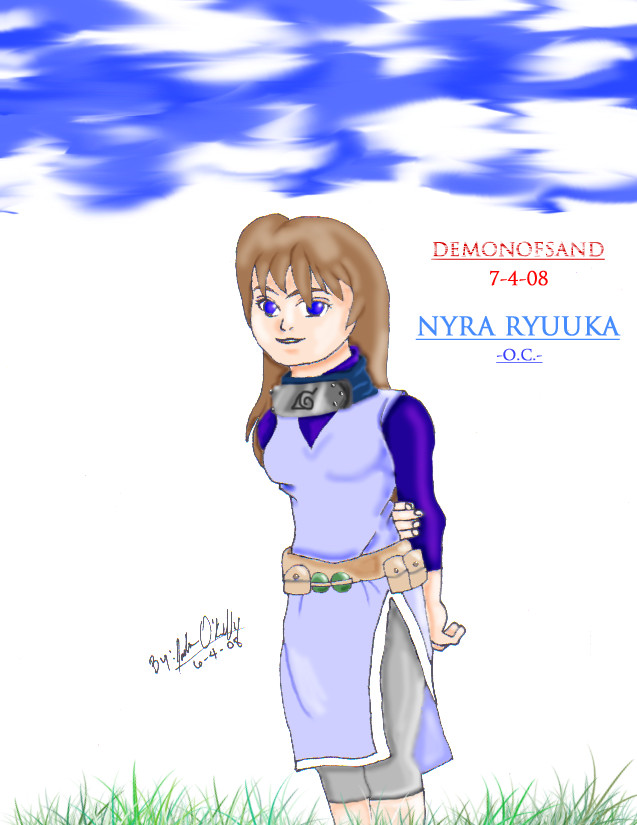 Nyra Ryuuka(O.C.) - request from Nyra992 by demonofsand