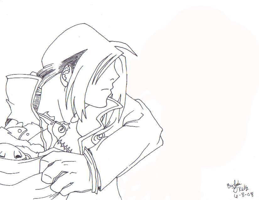 Elric: Fullmetal (Lineart) by demonofsand