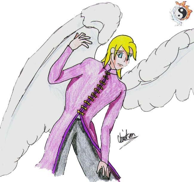 Winged Angel by demonwerewolf666