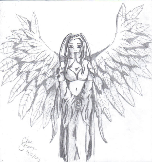 Gothic Angel by devilschild13