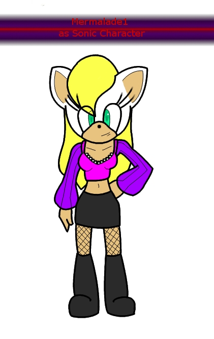 LadyMarmalade1 as a Sonic Character (Request for Ladymarmalade1) by diablo